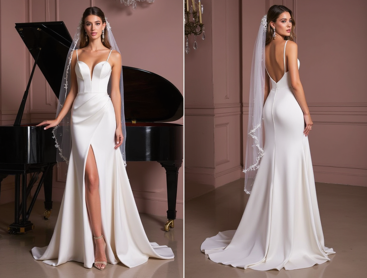 A-Line Wedding Dress with Ruffled Skirt for a Playful and Fun Look