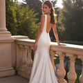 Stunning Mermaid Wedding Dress with a Flared Skirt for a Glamorous Look