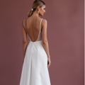 A-Line Bridal Gown with Embroidered Details for a Unique Touch
