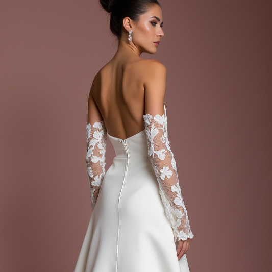 Elegant A-Line Gown with a Sweetheart Neckline for a Timeless Look