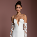 Elegant A-Line Gown with a Sweetheart Neckline for a Timeless Look