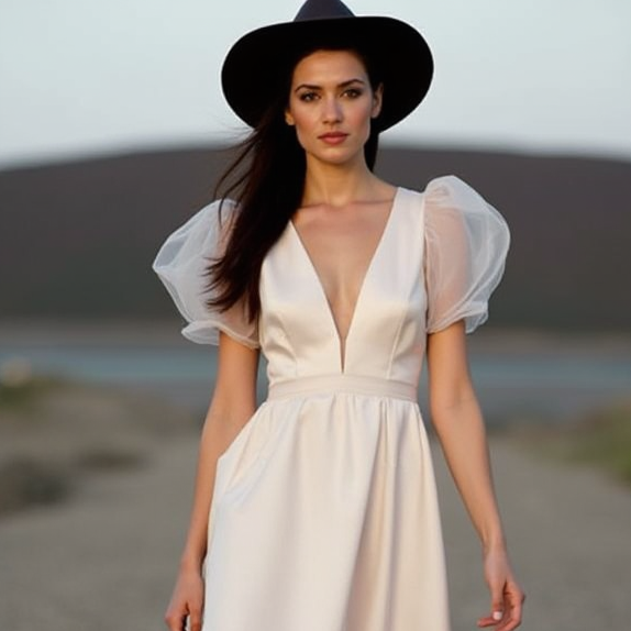 Glamorous Short Wedding Dress and Mini Dress with Beaded Details for Extra Sparkle
