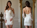 Short Wedding Dress with Classic Charm and Modern Elegance